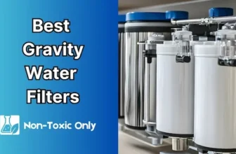 gravity fed water filter system for home