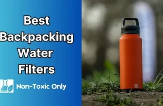 backpacking water filter bottle